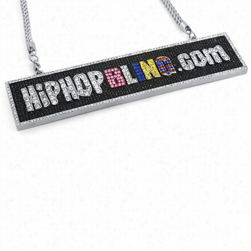 Hip Hop Bling Hiphopbling.com Logo Pendant & Chain