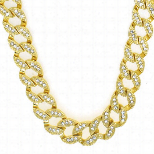 Iced Out Miami Cuban Chain Gold