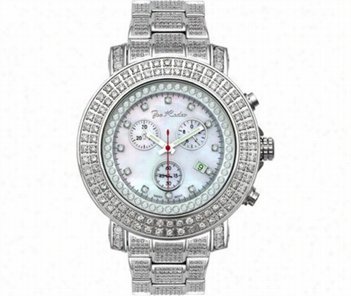 Joe Rodso Watch Full Diamond Bezel Case & Band 16.25ct