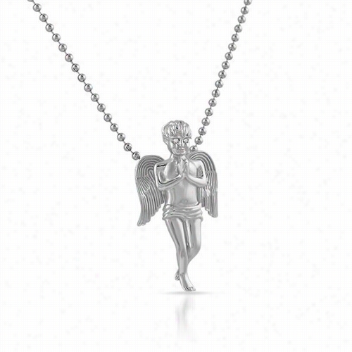 Praying Hands  Cherub Angel Detaile D Hiphop Pendant