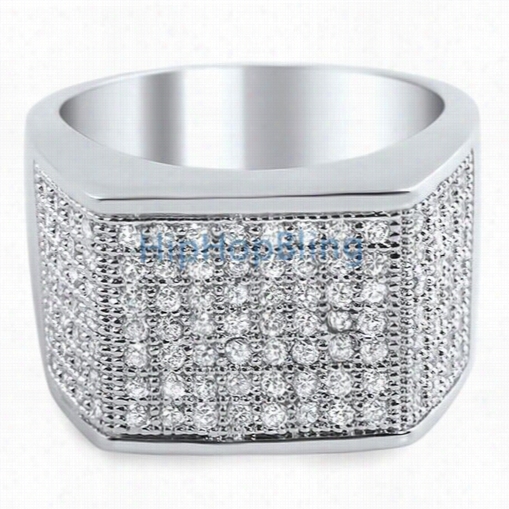 She Et Of Ice Cz Micro Pave Mnesb Ling  Bling Rimg
