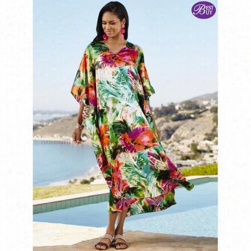 Silky Lon Caftan By Ey Signatre