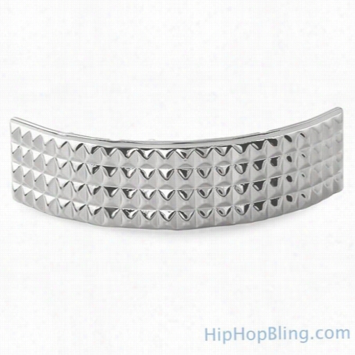 Silver Pyramids Custom Teeth Grillz