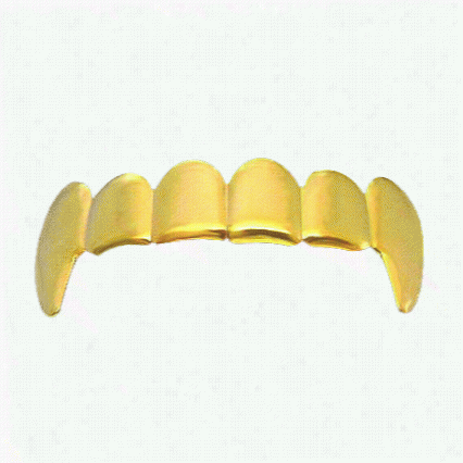 Vampire Fnag Gold Grillz Top