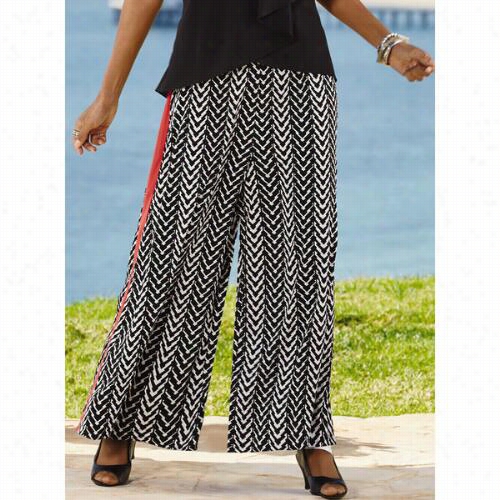 Chevron Palazzo Pants In Proportion To Studio Ey