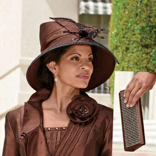 Flourishes Hat And Handabg Set By Bmj Studio