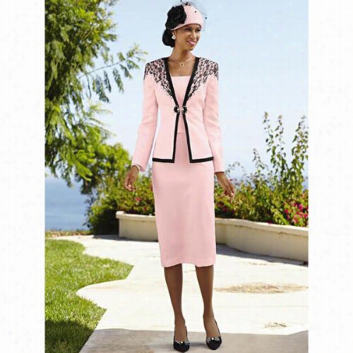 Lace Aaccent  Suit By Ey Signature