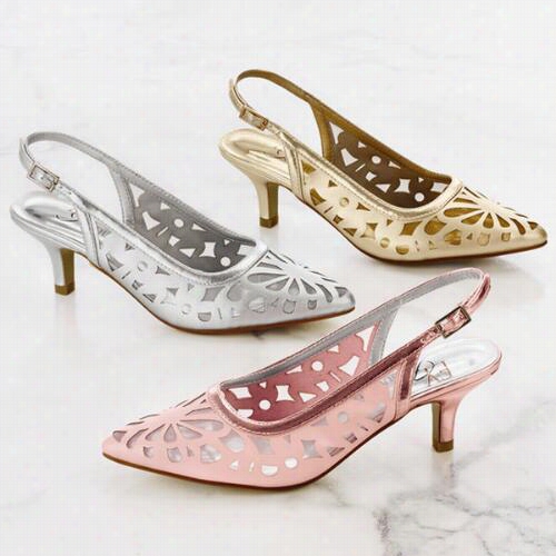 Laser-cut Slingbacks By Ey Boutiique