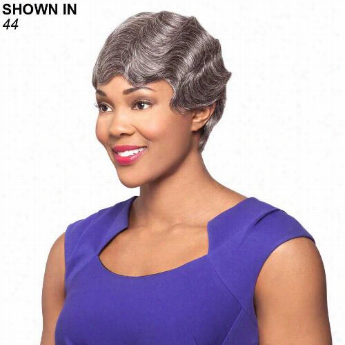 Nancy Human Hair Wig Bh Foxy Silver