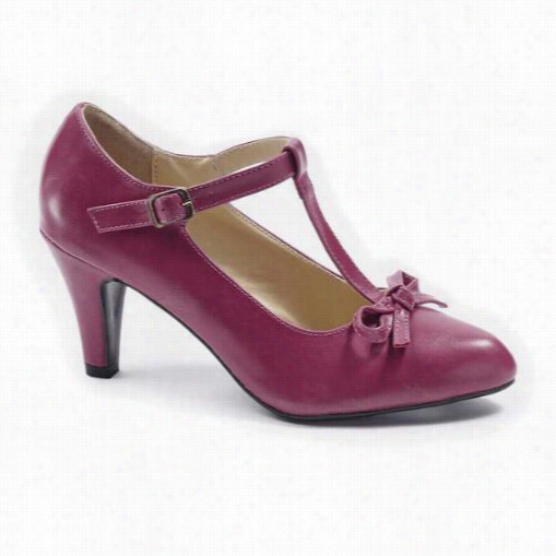 Pretty T-strap Pumps By Ey Boutique