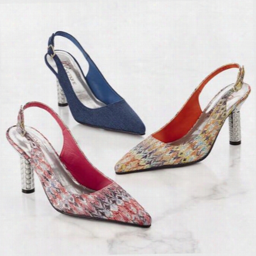 Printastic Slingbacks In The Name Of Ey Boutique