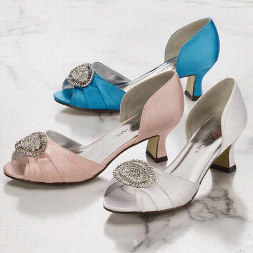 Satin Doll Peep Toes By Ey Boutique