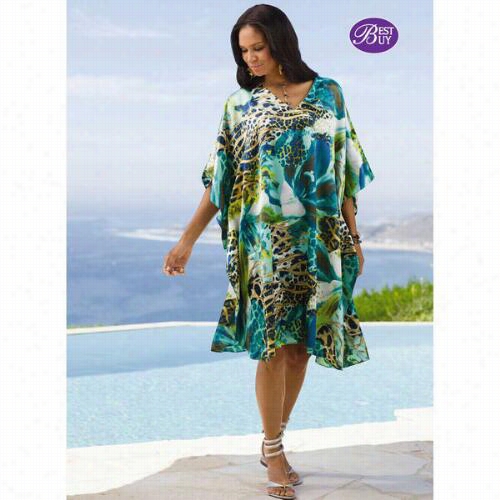 Silky Short Caftan By Ey Signnature