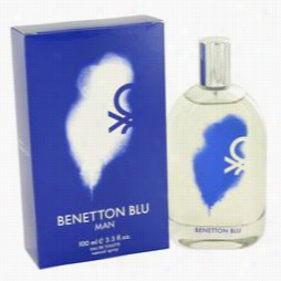 Benetton Blu Cologne By Benetton, 3.3 Oz Eau Ed Toilette Spray For Men