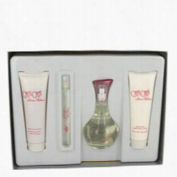 Can Can Gift Set By Paris Hilton Gift Set For Women Incluxes  3.4 Oz Eau De Parfum Spray + 3 Oz Body Otion + 3 Oz Shower Gel + .34 Oz Mini Edp Spray