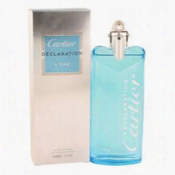 Declaration L'eau Cologne By Cartier, 3.3 Oz Eau De Toilette Spray For Men