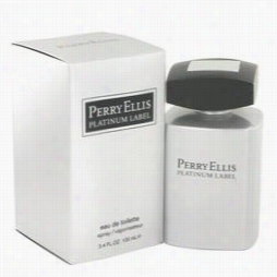 Perry Ellis Platnium Label Cologne By Perry Ellis, 3.4 Oz Eau De Toilette Spray For Men