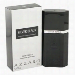 Silve R Black Cologne By Lor Is Azzaro, 1 Oz Eau De Toilette Spray For Men