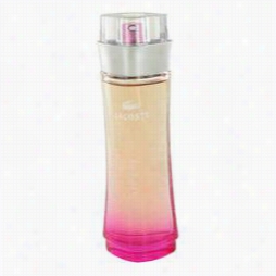 Touch Of Pink Perfume By Lacoste, 3 Oz Eau De Toilette Spray (tester) For Women