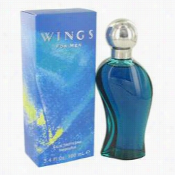 Wings Cologne By Giorgio Beverly Hills, 3.4 Oz Eau De Toiltte/ Cologne Spray For Meh