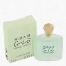 Acqua Di Gio Mini By Giorgio Armani, .17 Oz Mini Edt For Wlmen