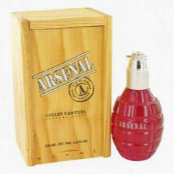 Arsenal Dark Red Cologne By Gilles Caantuel, 3.4 Oz Eau De Parfum Spray For Men