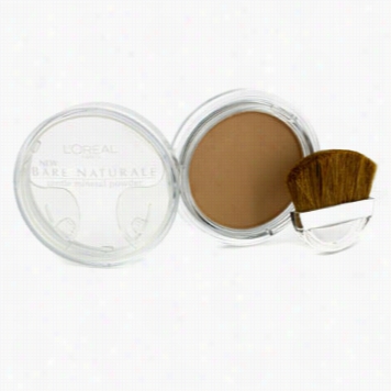 Bare Naturale Gsntle Mineral Powder Compact With Brush - No. 420 Sun Beige