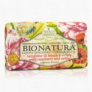 Bio Natura Sustainable Vegetal Soap  - Wild Raspberry & Nettle