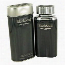 Black Souo Cologne By Ted Lapidus, 3.4 Oz Eau De Toilette Spray For Men