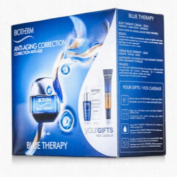 Blue Therapy Set: Cream 50ml + Cldansing Water 30l + Serum 7ml + Serum In Oil 10ml + Body Milk 10ml