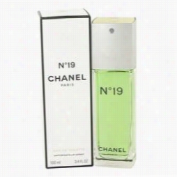 Chanrl 19 Perfume By Chanel, 3.4 Oz Eau De Toilette Spray For Women