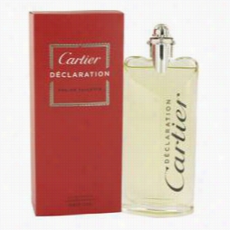 Declarationcologne By Cartier, 5 O Zeau De Toilette Spray Fro Men