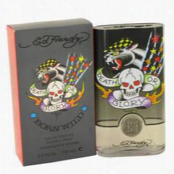 Ed Hardy Born Wild Cologne By Christian Audigier, 3.4 Oz Eau De Toilett Espray For Men