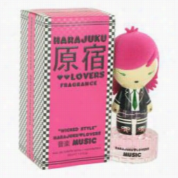 Harajuku Lovers Wicked Style Music Perfume By Gwe N  Steafni, 1 Oz Eau De Toilette Spray For Women
