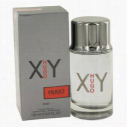 Hugo Xy Cologne By Hugo Boss, 3.4 Oz Eau De To Ilette Spray For Men