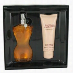 Jean Paul Gaultier Gift Set By Jean Paul Gaultier Gift Set For Women Includes 3.3 Oz Eau De Toilette Spray + 2.55 Body Lotion