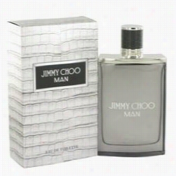 Jimmy Choo Man Cologne By Jimmy Choo, 3.3 Oz Eau De Toilette Srpay For Mwn