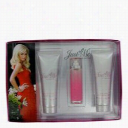 Just Me Paris Hilton Gift Se T By Paris Hilton Gift Set For Women Includes 1 Oz Eau De Parfum Spray + 3 Oz Body Lotion + 3 Oz Shower Gel