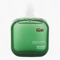 Lacoste Eau De Lacoste L.12.12 Very Cologne By Lacoste, 3.3 Oz Eau De Toilette Spray Tester) For Men