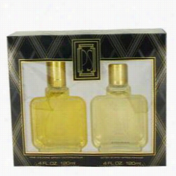 Paul Sebastian Gift Set By Paul Sebbastian Gift Set For Men Includes 4 Ooz Cologne Spray + 4 Oz After Shave