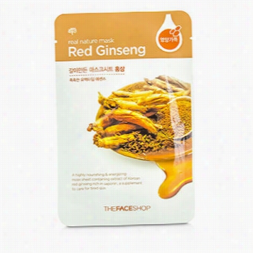 Real Nature Mask - Red Ginseng (highly Nourishing & Energizing)