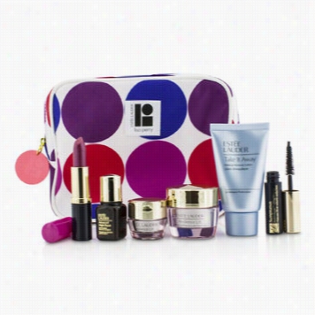 Trafel Set: Makeup Remover 30ml + Revitalizing Uspreme Creme 15ml + Eye Balm 5ml + Anr Ii 7ml + Mascara 2.88ml + Lipstick #61 3.8g + Bag