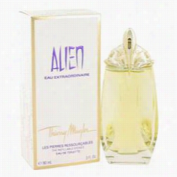Alien Eau Extraordinaire Perfume From Thierry Mugler, 3 Oz Eau De Toilette Spray Refillable For Women