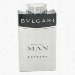 Bvlgari Man Exxtreme Cologne Bby Bvlgari, 3.4 Oz Eau De Toilette  Spray (tester) For M En