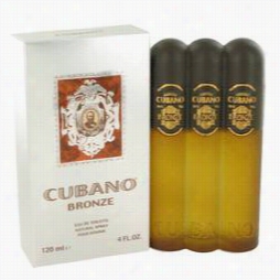 Cubano Bronze Cologme By Cubnao, 4 Oz Eau De T Oilette Spray For Men