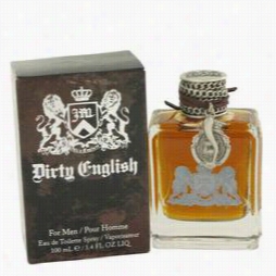 Dirty English Cologneeb Y Juicy Couture, 3.4 Oz Eau  De Toilette Spray For Men