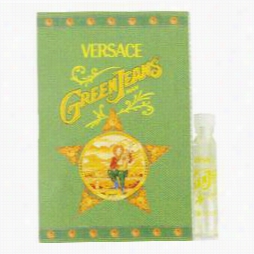 Green Jeans Sample By Verssace, .04 Oz Vial (sample Against Men