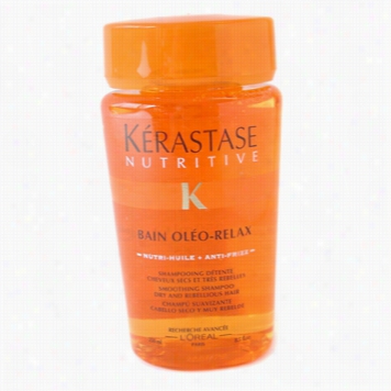 Kerastase Nutritive Bain Oleo-relax Smootging Shampoo  ( Dry & Re. Hair )