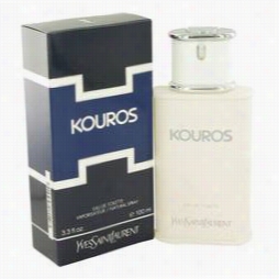 Kouros Cologne By Yves Saint Laurent, 3.4 Oz Eau De Toilette Spray For Mmen