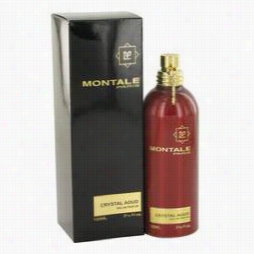 Montale Crystal Aoud Fragrance By Montale, 3.3 Oz Eau De Pparfum Twig Against Women